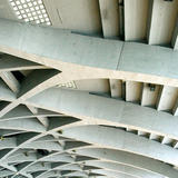 Detail stade municipal - architecture royan 1950 (2)