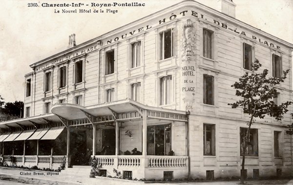 ...puis le Nouvel Hôtel de La Plage / coll. M. Sicard
