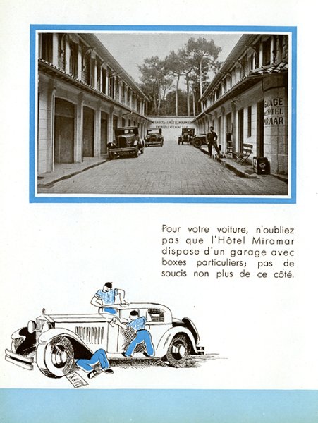 Dépliant de l'hôtel Miramar / Visuel : D.R.