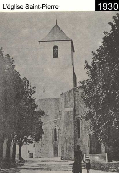 L'église Saint-Pierre : 1930 / Visuel : D.R.