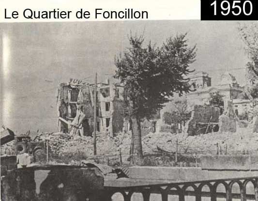 Le Quartier de Foncillon : 1950 / Visuel : D.R.