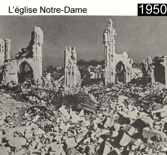 L'église Notre-Dame de Royan : 1950 / Visuel : D.R.