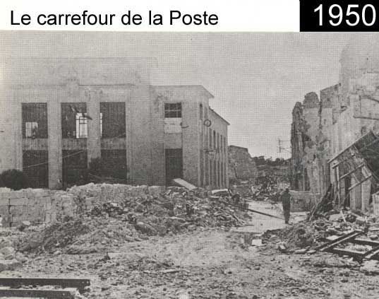 Le Carrefour de la Poste : 1950 / Visuel : D.R.