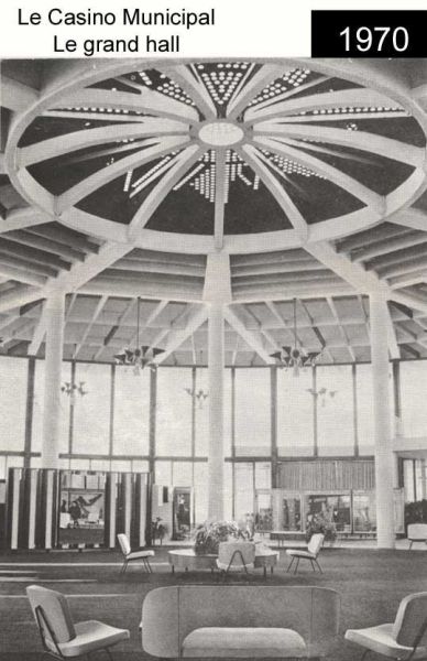Casino Municipal, le Grand Hall : 1970 / Visuel : D.R.