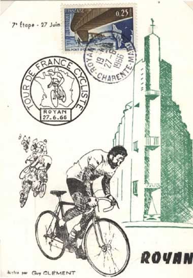 27 Juin 1966, 7e étape du tour de France cycliste / Visuel : D.R.