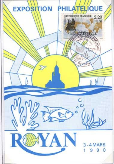 3-4 Mars 1990 : exposition philatélique et numismatique / Visuel : D.R.