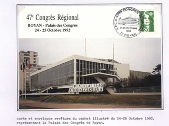 47e Congrès Régional, 24-25 Octobre 1992 / Visuel : D.R.