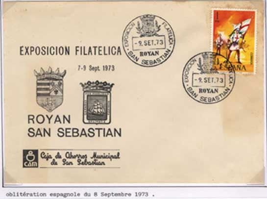 9 Septembre 1973, exposition philatélique / Visuel : D.R.