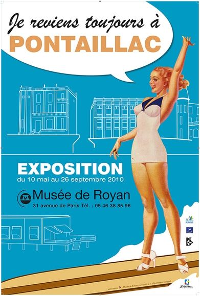 Générique・Expo « Pontaillac, une plage de légende » / Visuel : D.R.