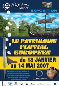 Affiche exposition Le patrimoine fluvial européen / Visuel : D.R.