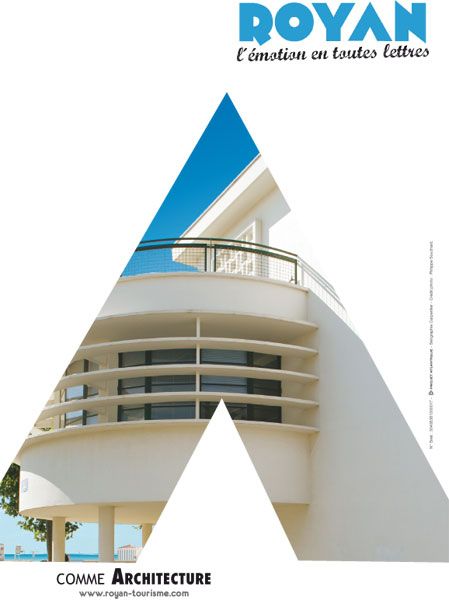 Affiche pour la communication de Royan en 2009 / Visuel : D.R.