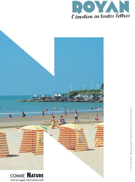 Affiche pour la communication de Royan en 2009 / Visuel : D.R.