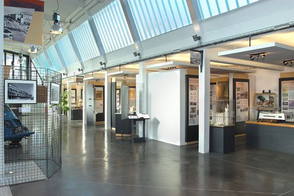 Histoire du musée de Royan / L'allée centrale du nouveau musée
