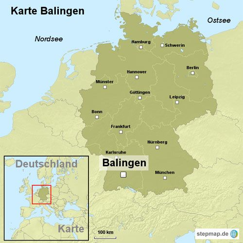 Carte de Balingen / Visuel : D.R.
