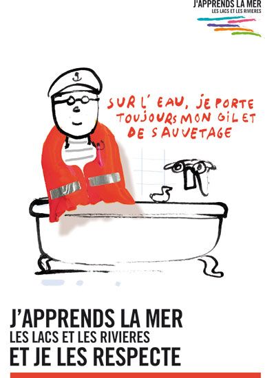 Campagne J'apprends la mer - affiche n°1 / Visuel : D.R.