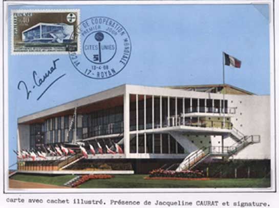 Carte avec cachet illustré, 18 avril 1988 / Visuel : D.R.