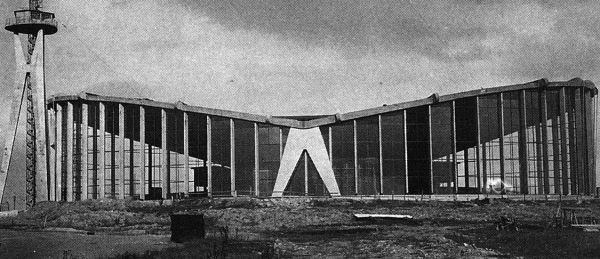 Centre émetteur d'Europe 1 en Sarre (1954-1956). / Collection N. Nogue