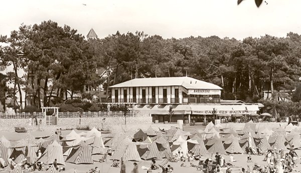 Chez Bob - Plage du Bureau / coll. M. Sicard - éd Ramuntcho
