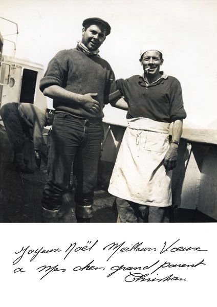 Christian Mossant et Raymond Guy, chef cuisinier. / Visuel : D.R.