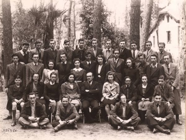 Classe de Jean Rattaud (1940-1941). / Visuel : D.R.