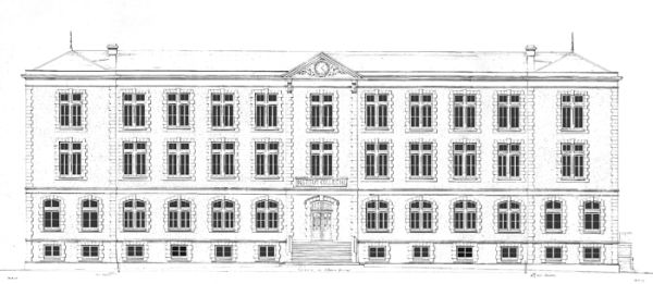 Collège Émile Zola・Guide architectural 1900 / Visuel : D.R.
