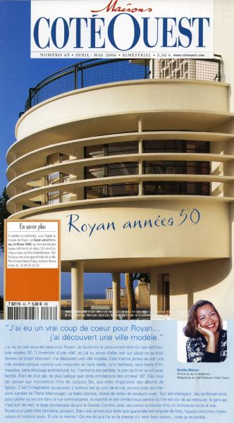 Magazine Maisons Côte Ouest de mai 2006 / Visuel : D.R.