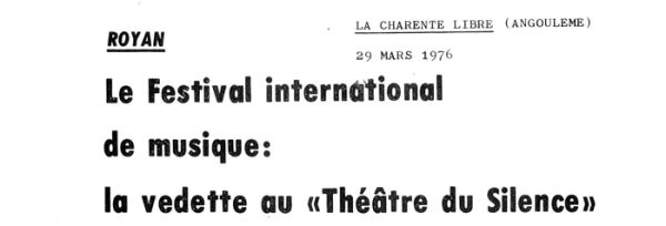 Coupure de presse / Visuel : D.R.