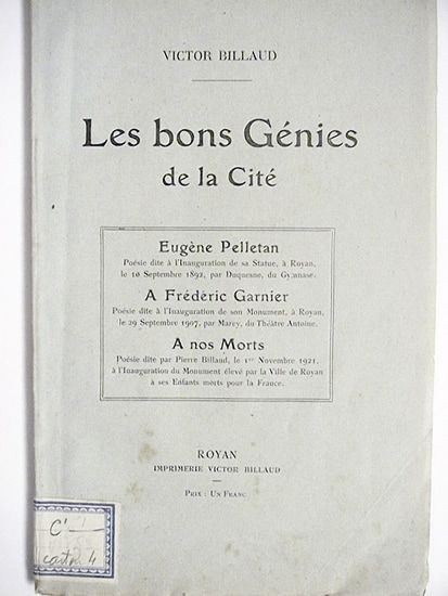 Couverture Les bons Génies de la Cité / Visuel : D.R.