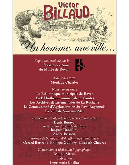 Crédits et remerciements・Expo « Victor Billaud : un homme, une ville… » / Visuel : D.R.