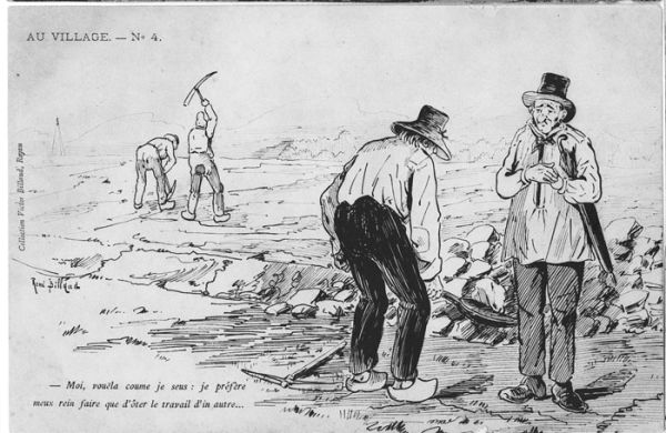 Croquis de René Billaud. / Coll. Didier Ellie