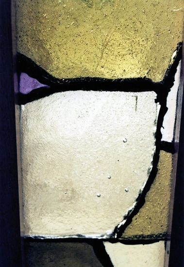 Dalles de verre jointées au ciment à Notre-Dame de Royan - vue intérieure / Visuel : D.R.
