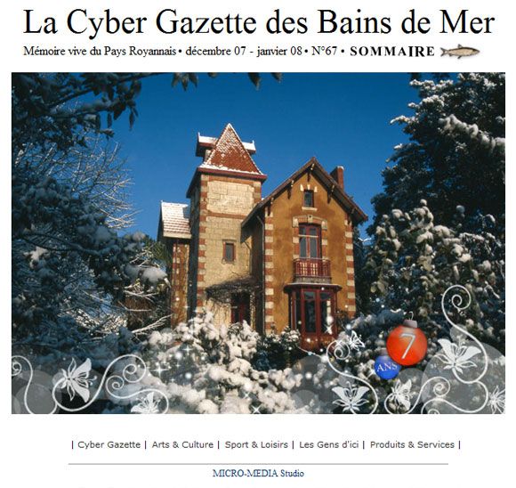Décembre 2007 - janvier 2008 / Visuel : D.R.
