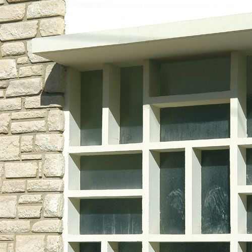 Centre catholique, gymnase・Guide architectural 1950 / photo A.M. Préaut