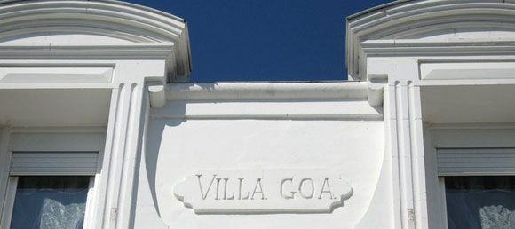 Détail de la façade de la villa Goa à Saint-Georges-de-Didonne. / Visuel : D.R.