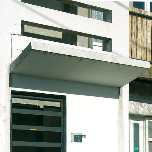 Immeuble mitoyen (Terrasse)・Guide architectural 1950 / photo A.M. Préaut