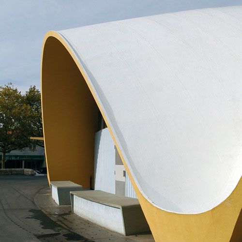 Marché central・Guide architectural 1950 / photo A.M. Préaut