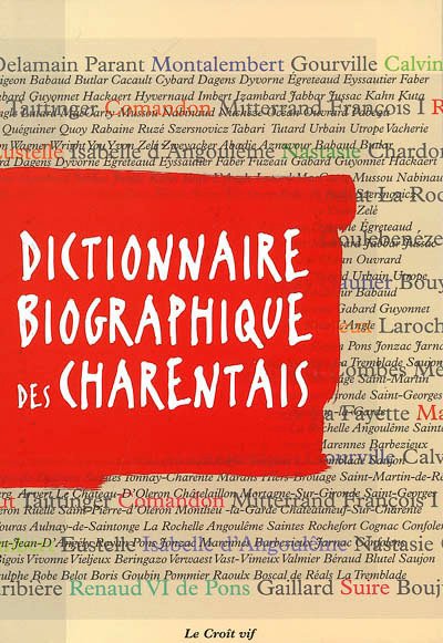 Dictionnaire biographique des Charentais / Visuel : D.R.