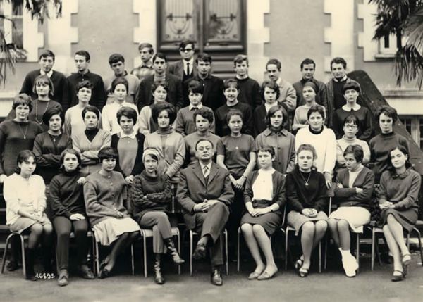 Elèves du lycée mixte de Royan (65-66). / Visuel : D.R.
