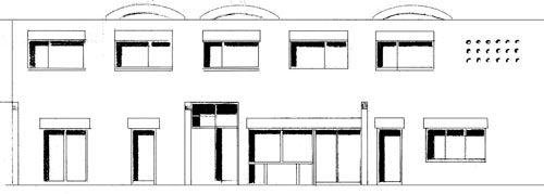 Façade nord / Visuel : D.R.