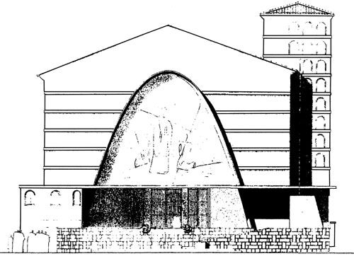 Façade ouest / Visuel : D.R.