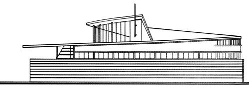 Façade ouest / Visuel : D.R.