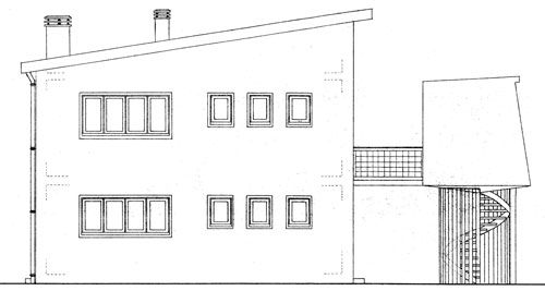 Façade ouest / Visuel : D.R.