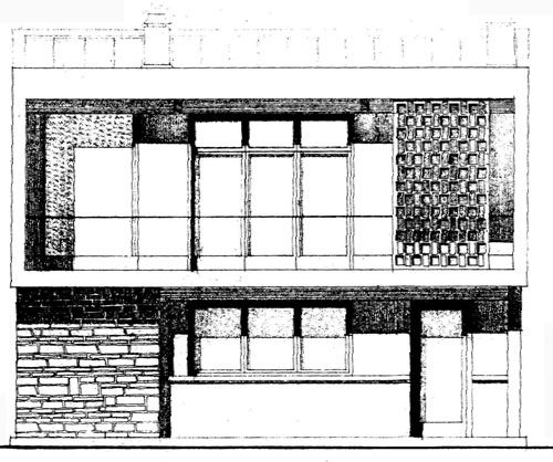 Façade rue de Sion / Visuel : D.R.