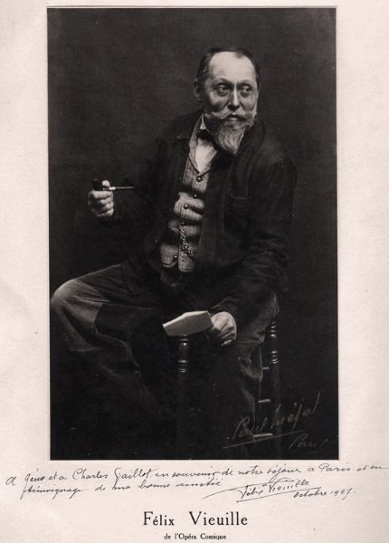Félix Vieuille・Gloire de l'Opéra -Comique / Visuel : D.R.
