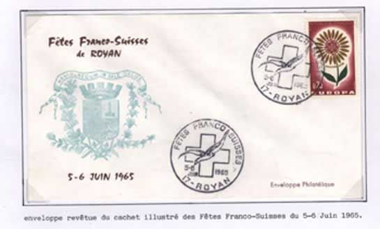 Fêtes Franco-Suisses, 5-6 juin 1965 / Visuel : D.R.