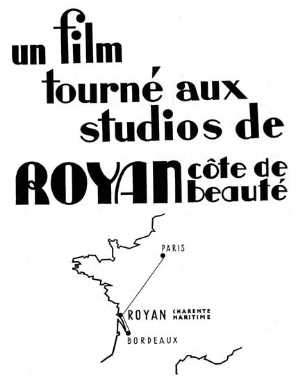 Film tourné au studio de Royan. / Visuel : D.R.