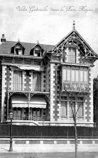 Villa Gabrielle・Guide architectural 1900 / cliché F. Chassebœuf