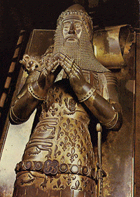 Gisant du Prince Noir, Cathédrale de Canterbury. / Visuel : D.R.