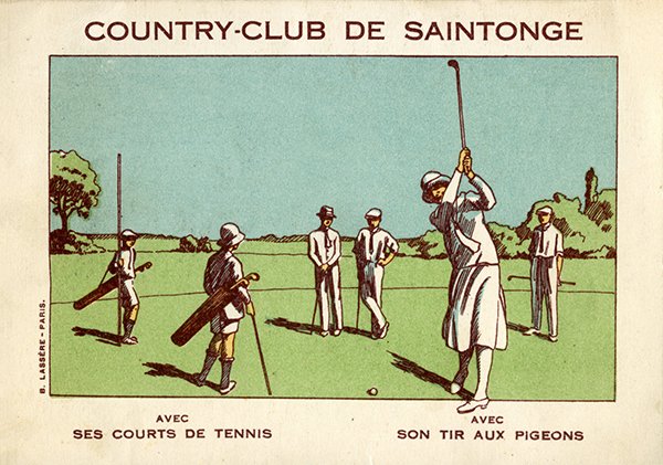 Golf de Royan - Country-Club de Saintonge à Taupignac / coll. M. Sicard
