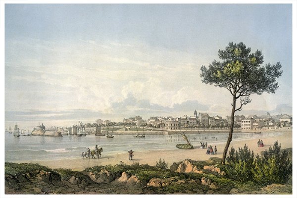 ”La France de nos jour - Vue de la Grande Conche” - Planche n° 243 / Charles Mercereau